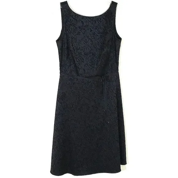 CDC | Dresses | Cdc Cocktail Dress Womens Size Black Paisley Sparkle  Sleeveless Knee Length